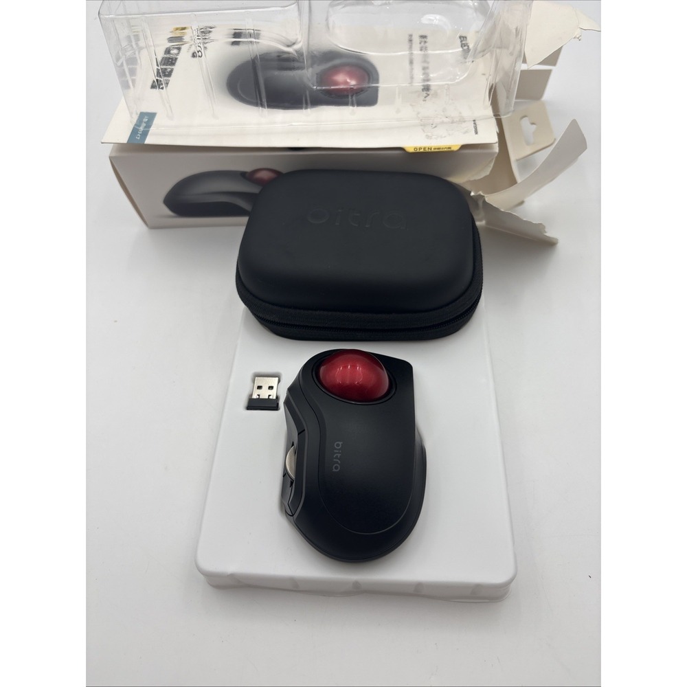 ELECOM Wireless Trackball Mouse M-MT2DRSBK S size 5-Button JP